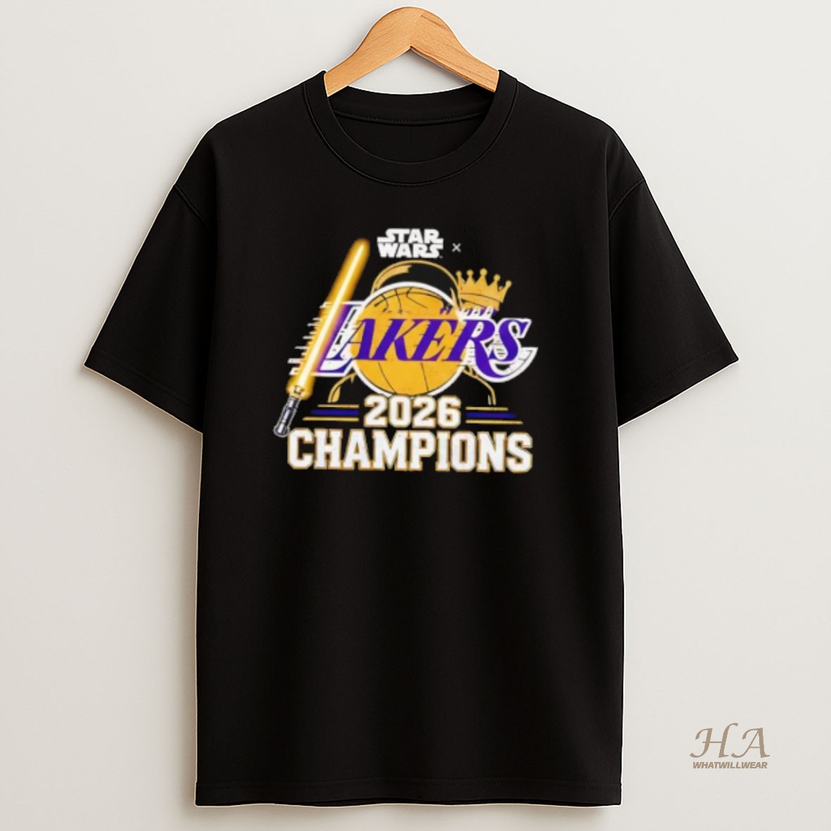Official Star Wars X Lakers 2026 Champions T Shirt