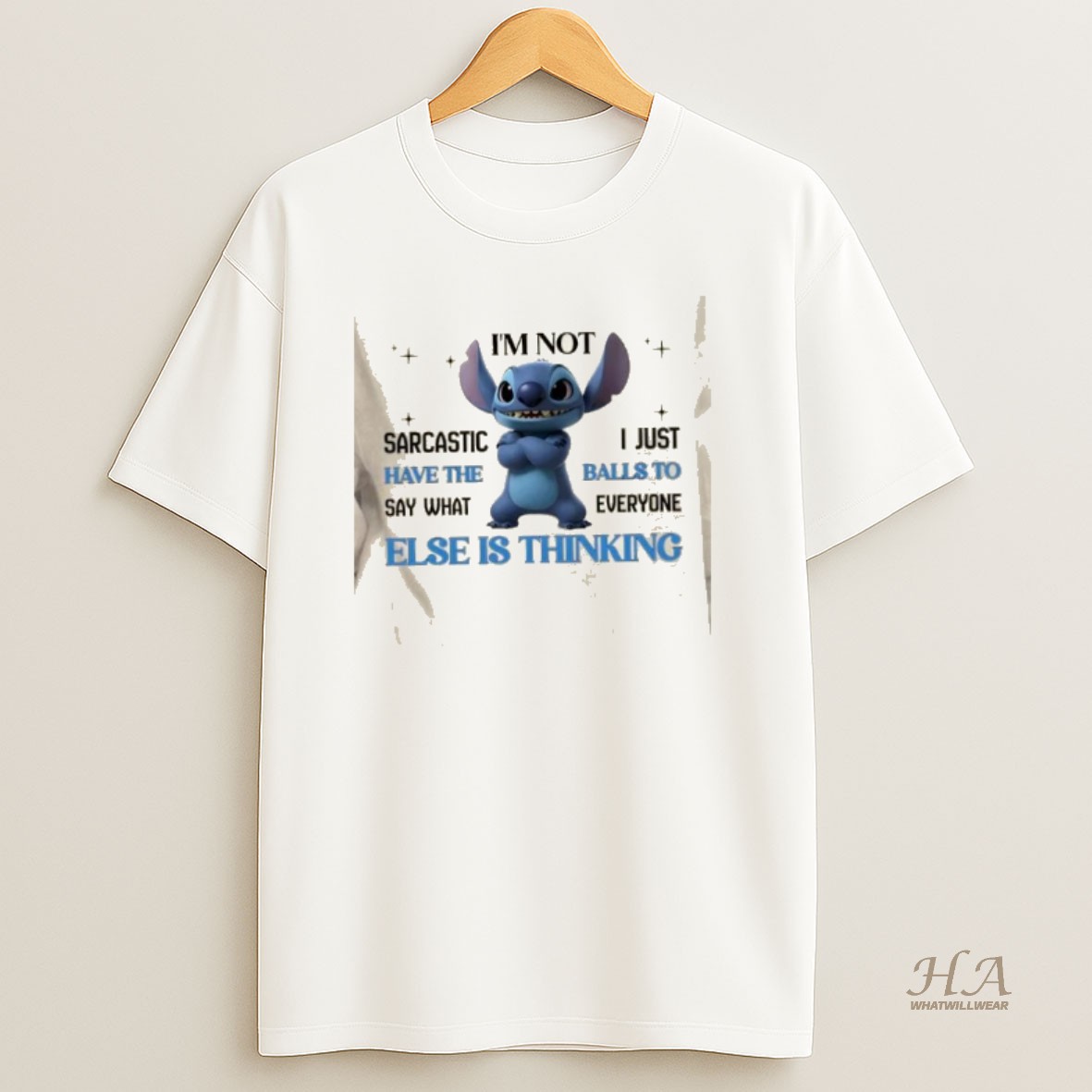 Official Stitch Im Not Sarcastic I Just Have The Balls To Say What Everyone Else Is Thinking Shirt