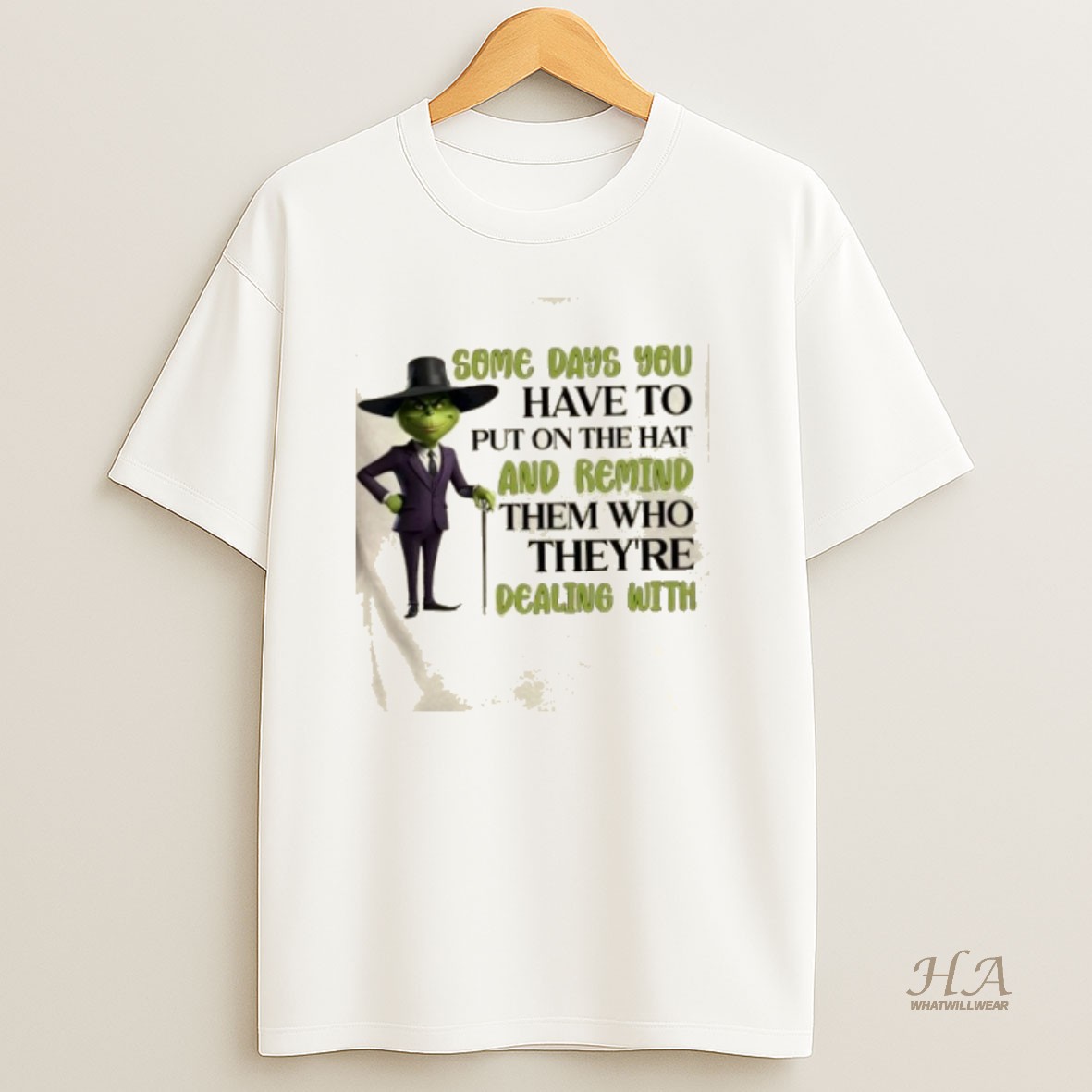 Official Stitch Some Days You Have To Put On The Hat And Remind Them Who Theyre Dealing With Shirt