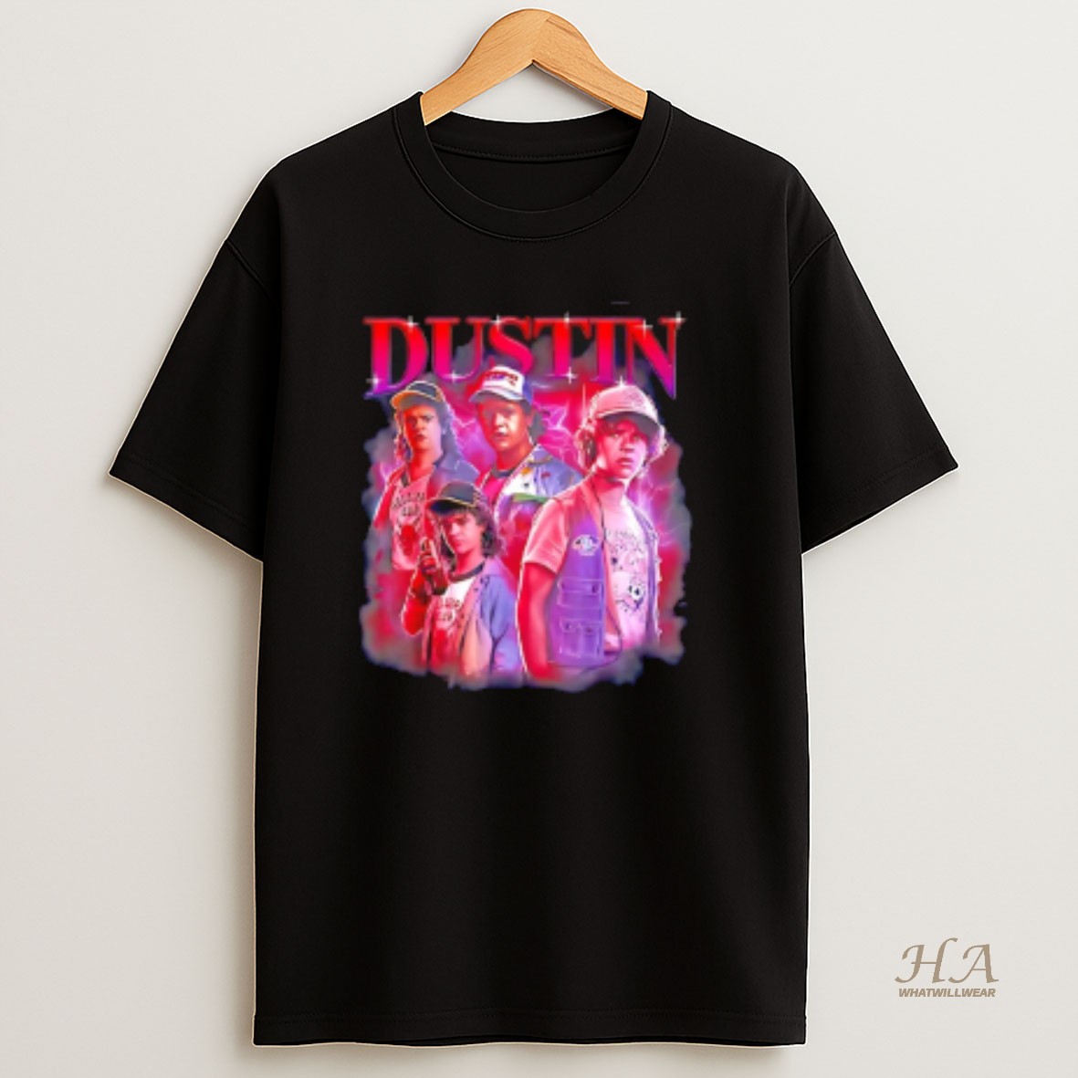 Official Stranger Things Dustin Graphic T Shirt