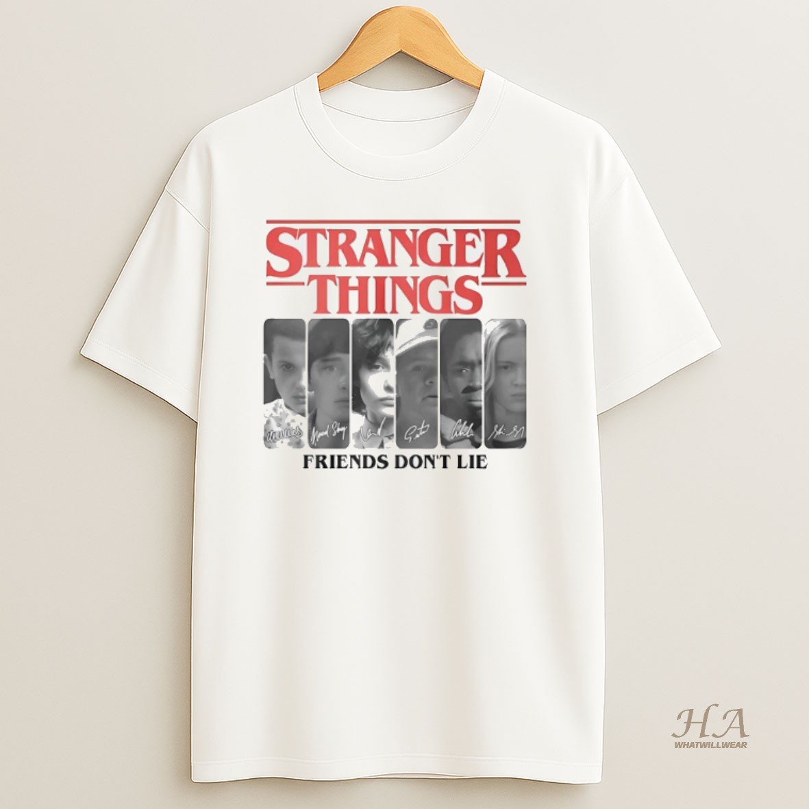 Official Stranger Things Friends Dont Lie Shirt