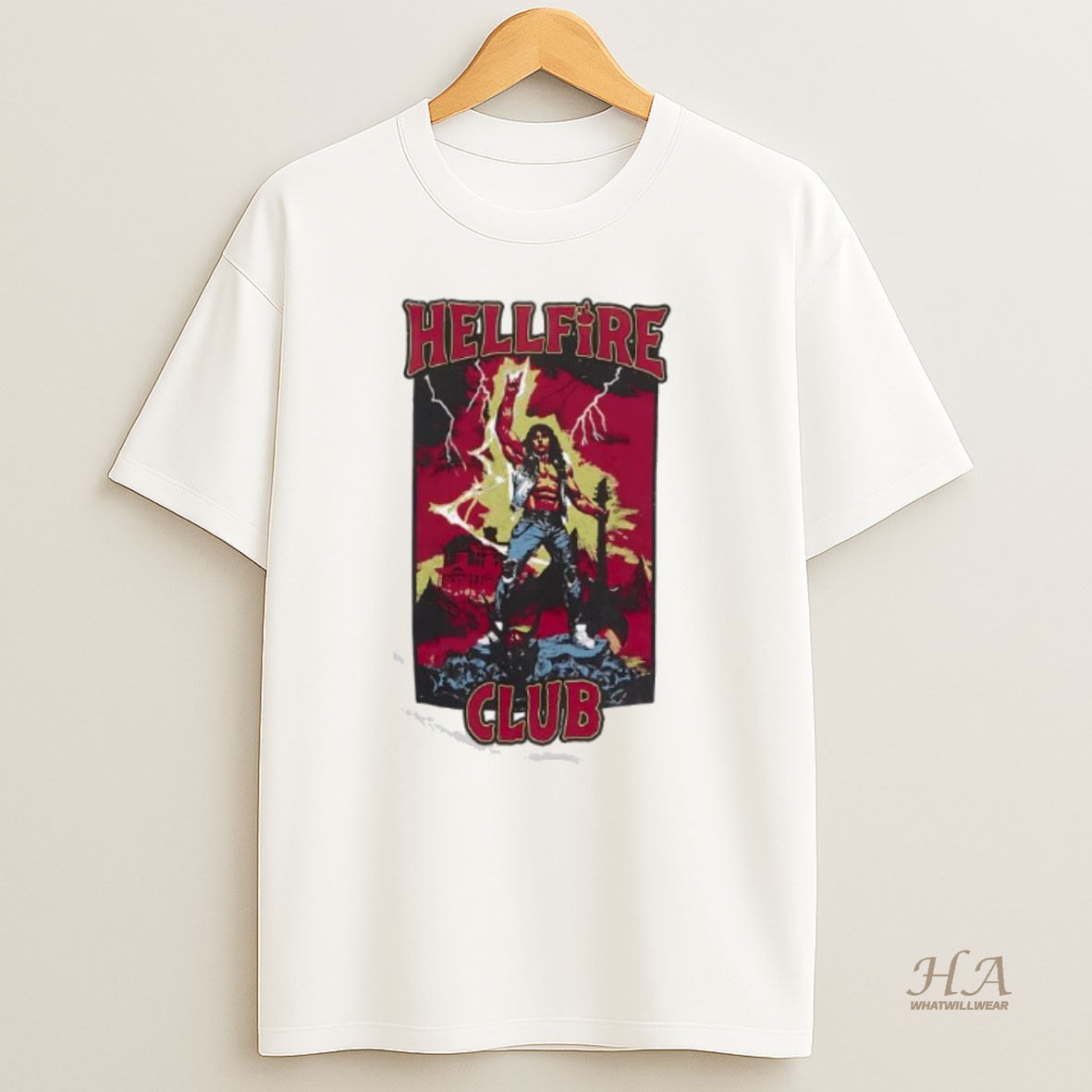 Official Stranger Things Hellfire Club Eddie Vintage Shirt