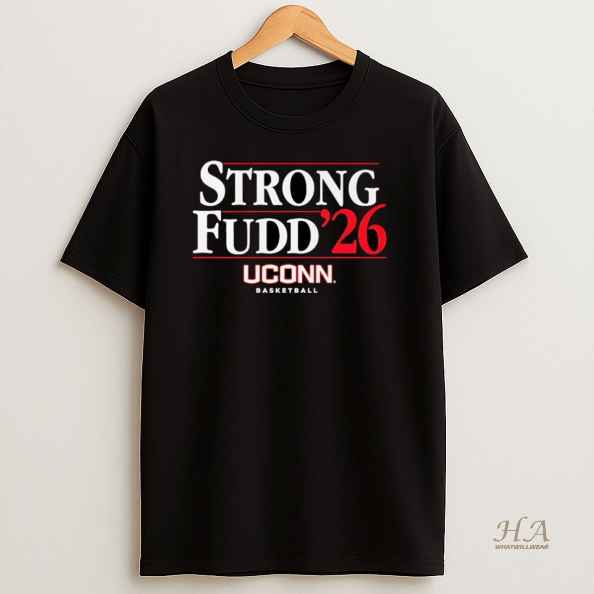 Official Strong Fudd 26 Uconn Huskies Christmas T Shirt
