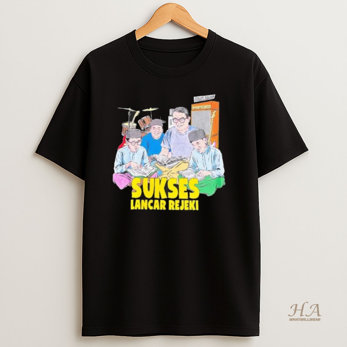 Official Sukses Lancar Rejeki X Soleh Solihub Punk Tapi Ngaji T Shirt