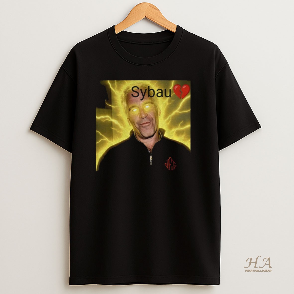 Official Sybau Jeffrey Epstein Meme Political Shirt