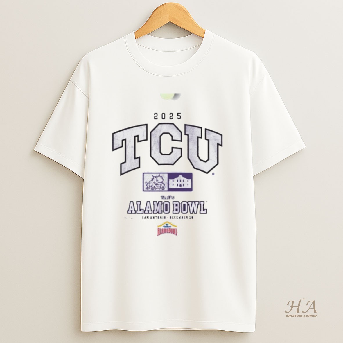 Official Tcu Horned Frogs 2025 Valero Alamo Bowl Shirt