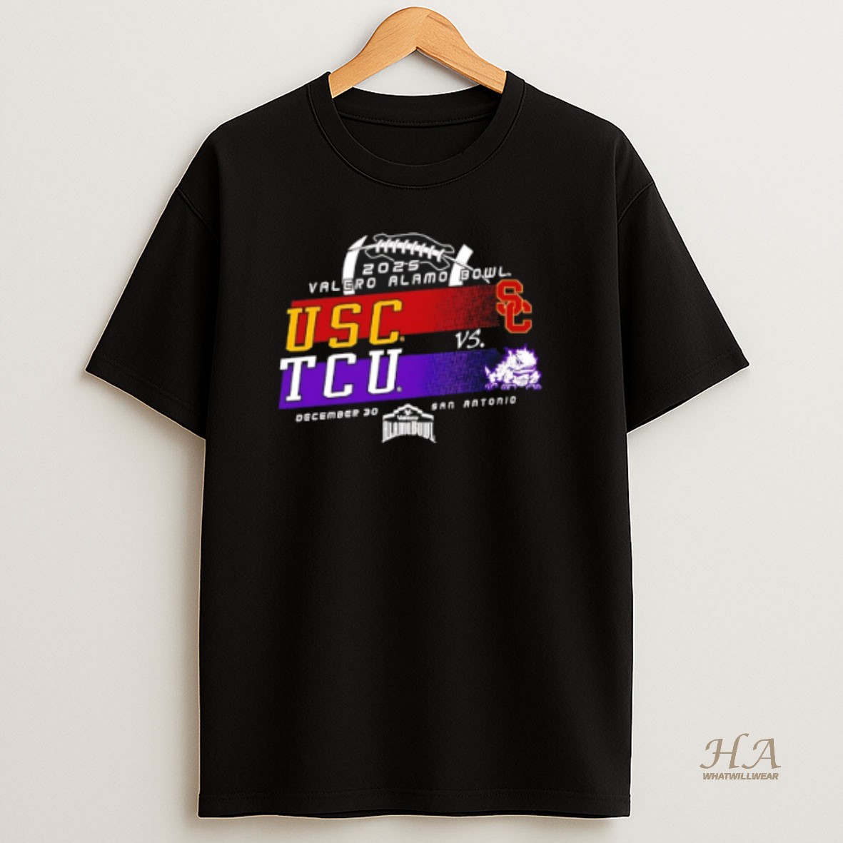 Official Tcu Vs Usc 2025 Alamo Bowl Bound Shirt