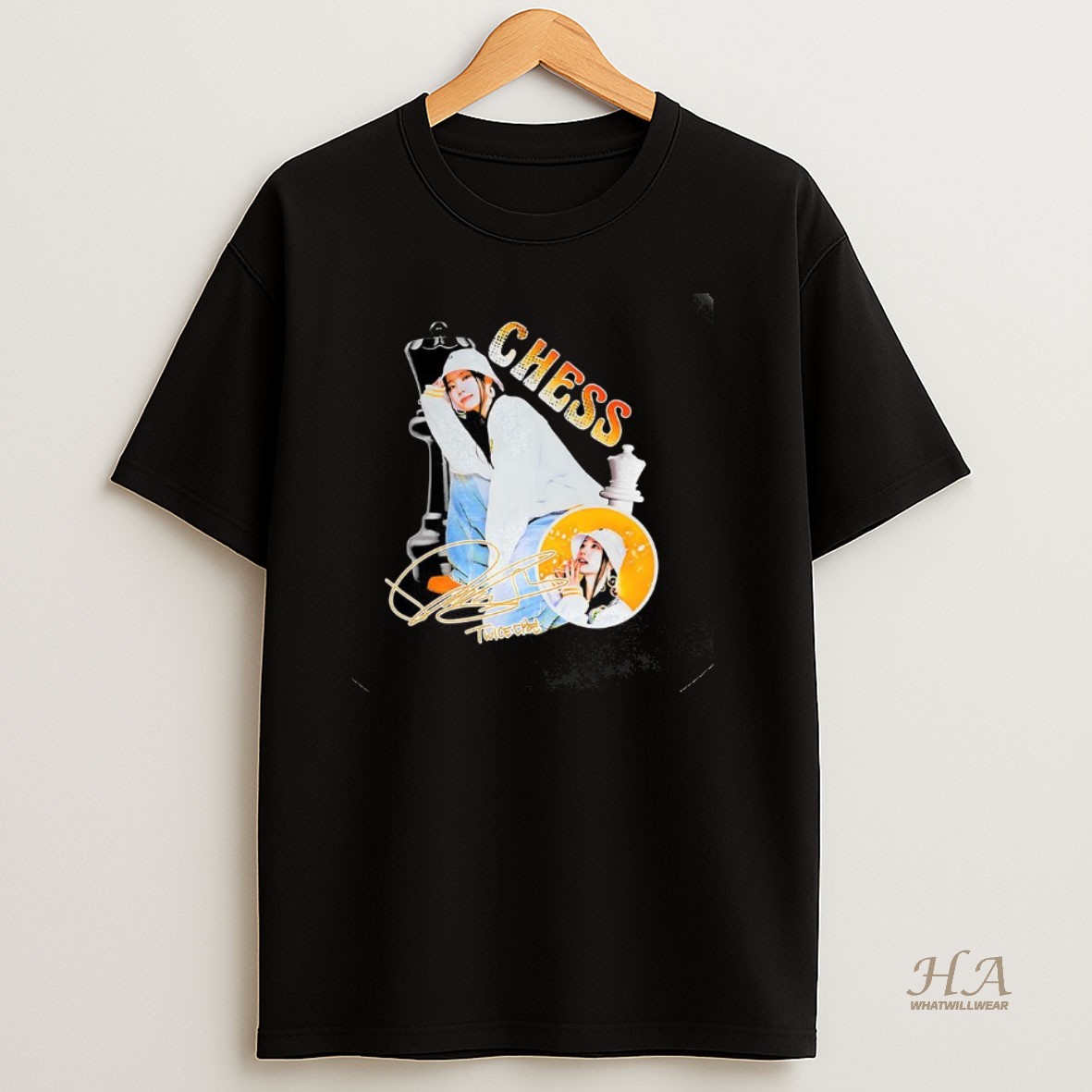 Official Twice Dahyun Queen Chess Signature Vintage T Shirt
