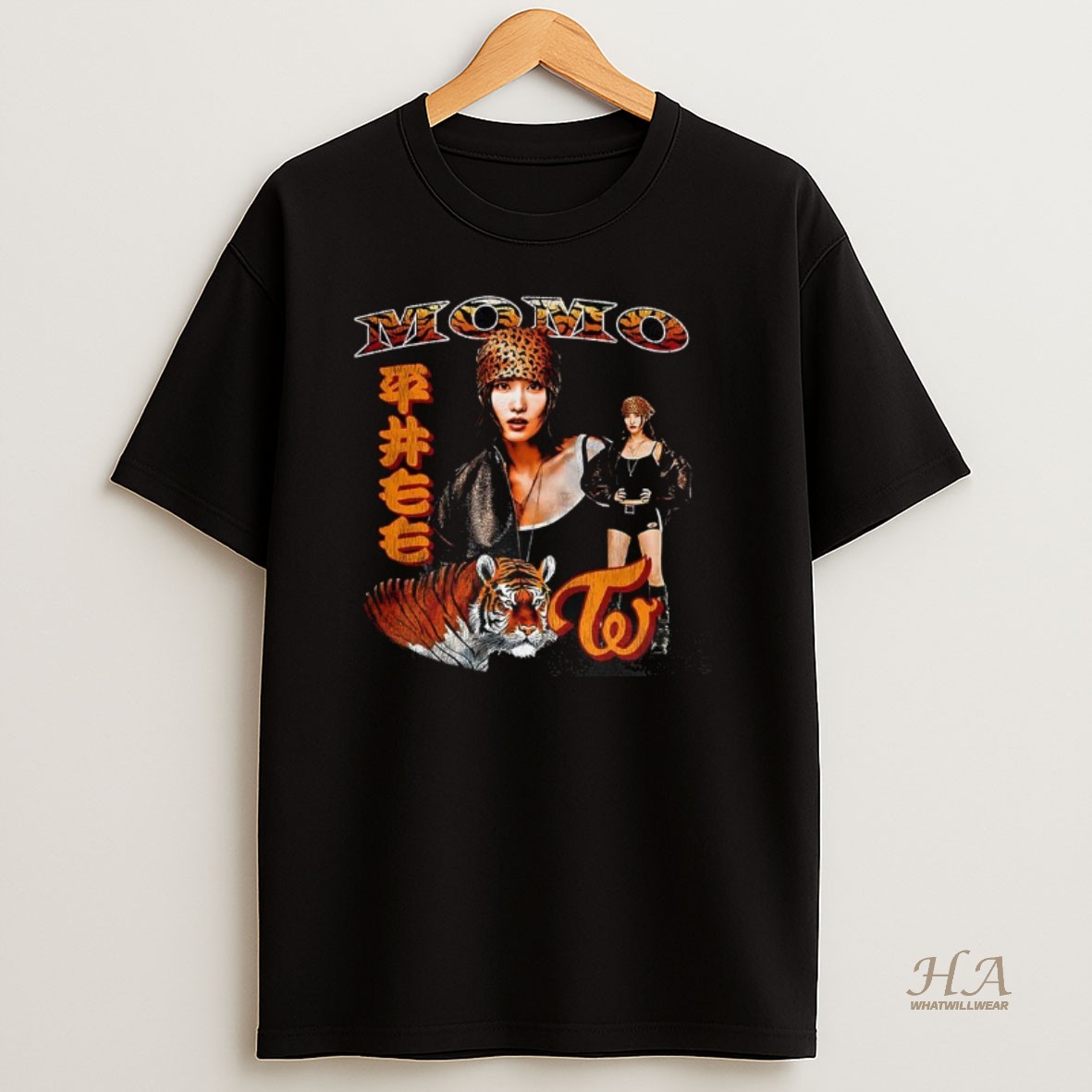 Official Twice Momo Tiger Move Like That Graphic Vintage T Shirt