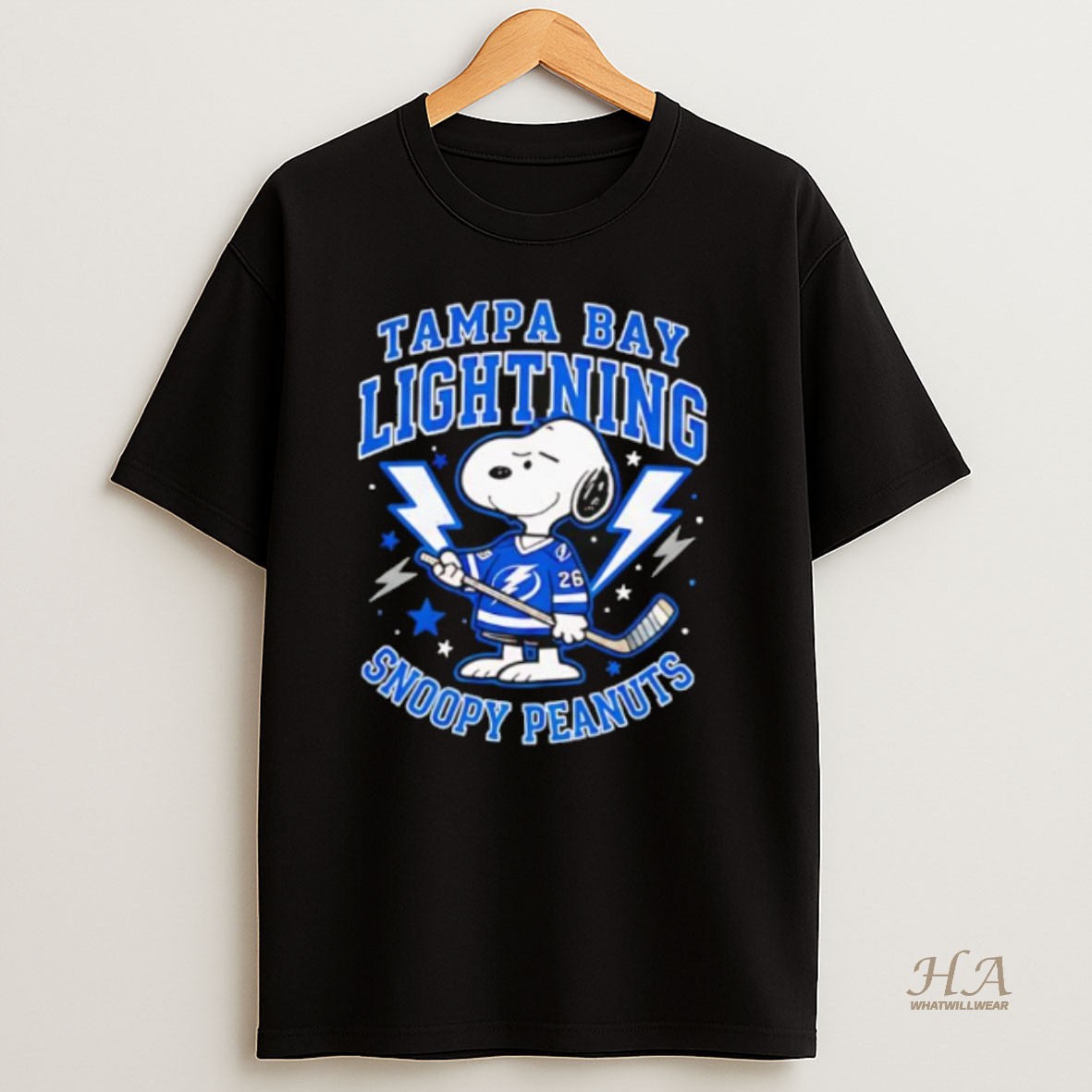 Official Tampa Bay Lightning Snoopy Peanuts 2026 T Shirt