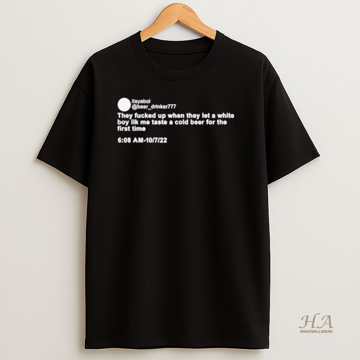 Official Taste A Cold Beer For The First Time On X Christmas T Shirt