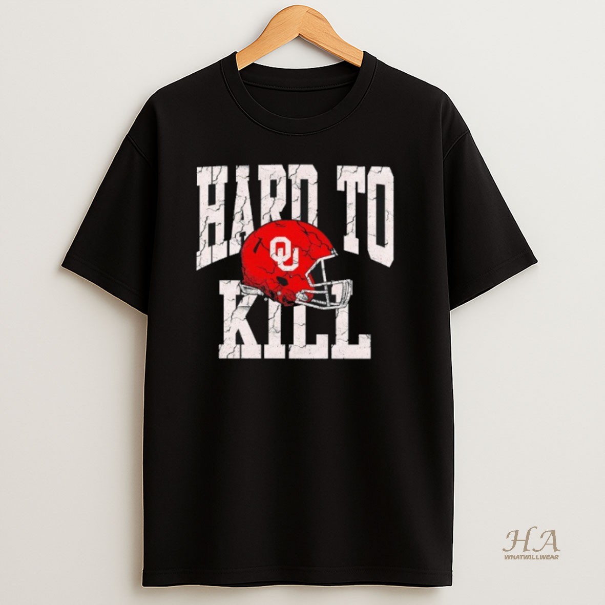 Official Taylor Wein Hard To Kill Oklahoma Sooners Football Helmet T Shirt
