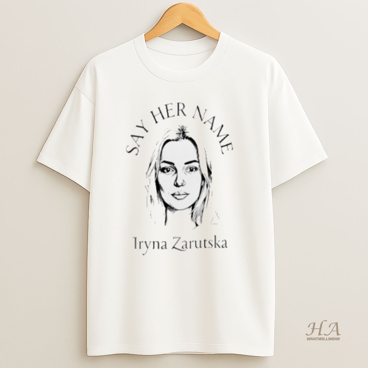 Official Tcskabvx Say Her Name Iryna Zarutska Ukrainian T Shirt
