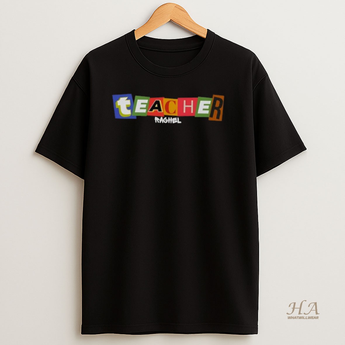 Official Teacher Rachel Color Design Shirt