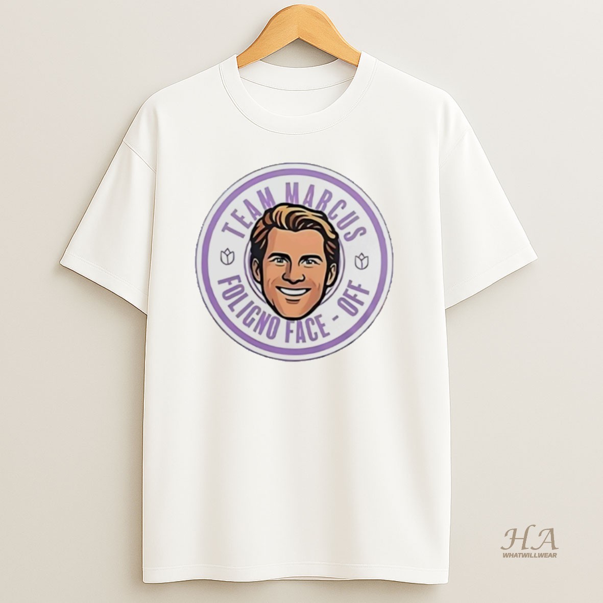 Official Team Marcus Foligno Face Off T Shirt
