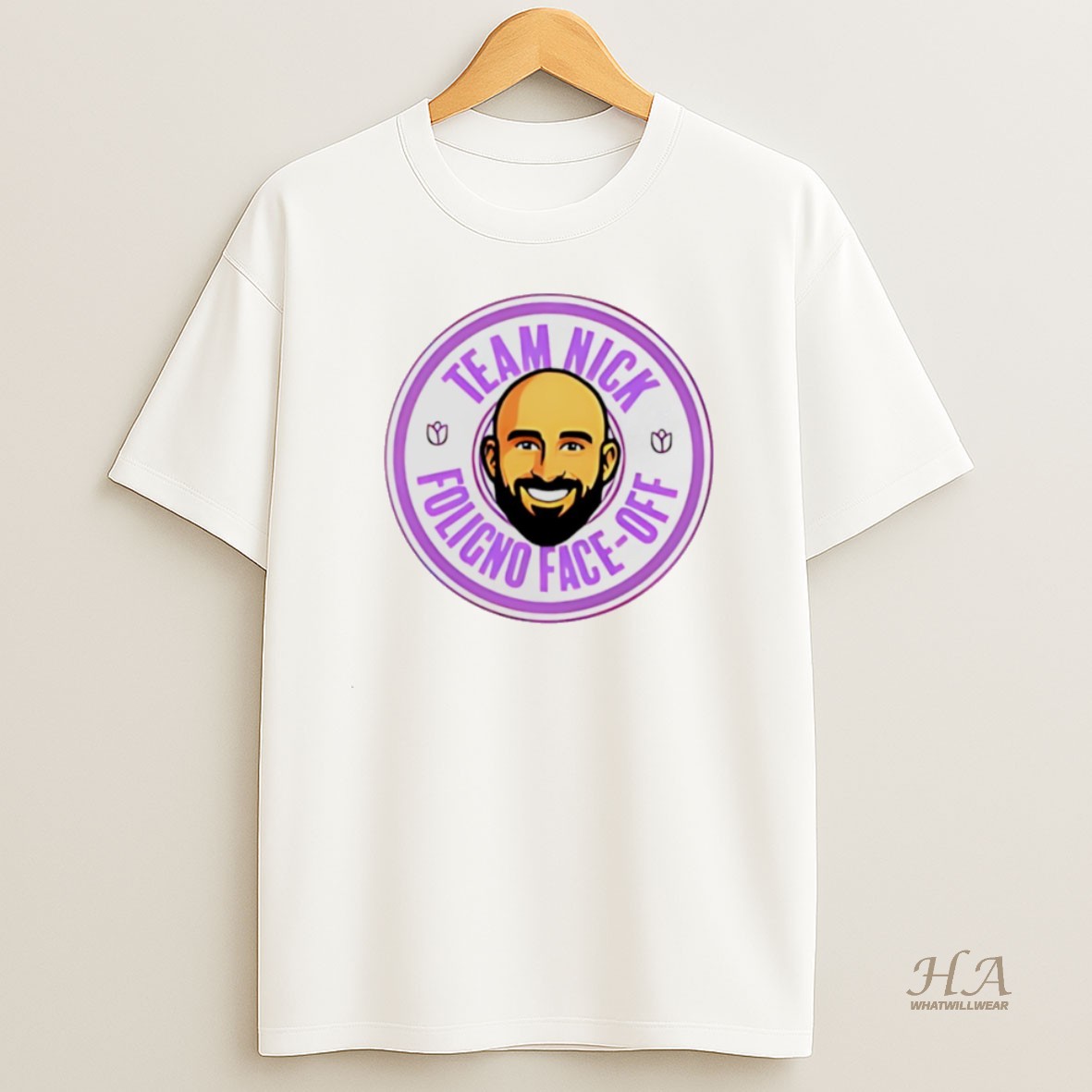 Official Team Nick Foligno Face Off T Shirt