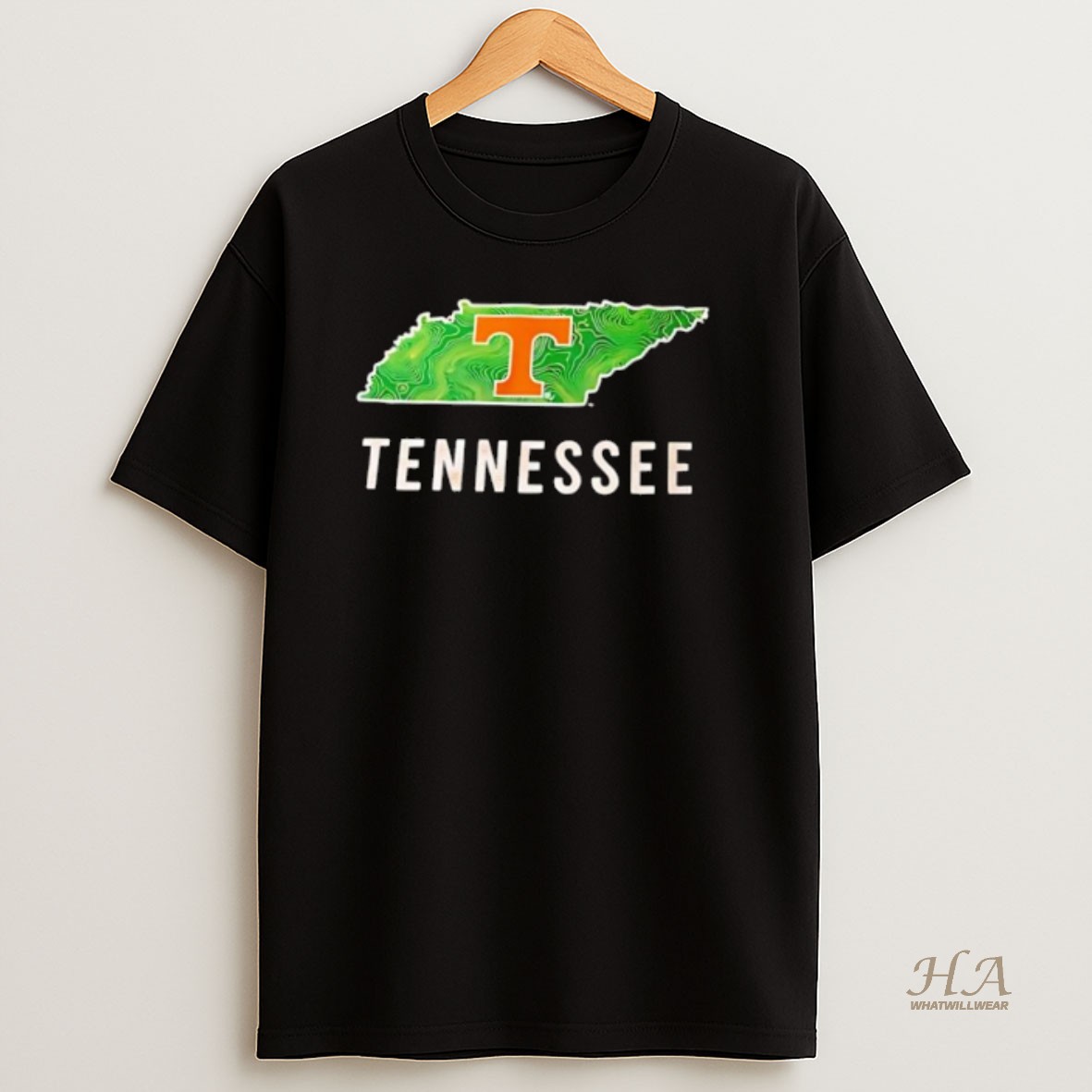 Official Tennessee Volunteers Map Tennessee T Shirt