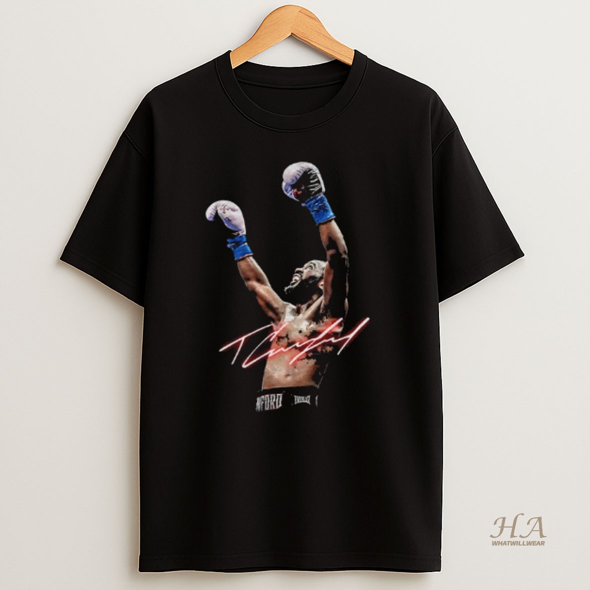 Official Terence Crawford Bud Undisputed Choice Of Champions Signature T Shirt