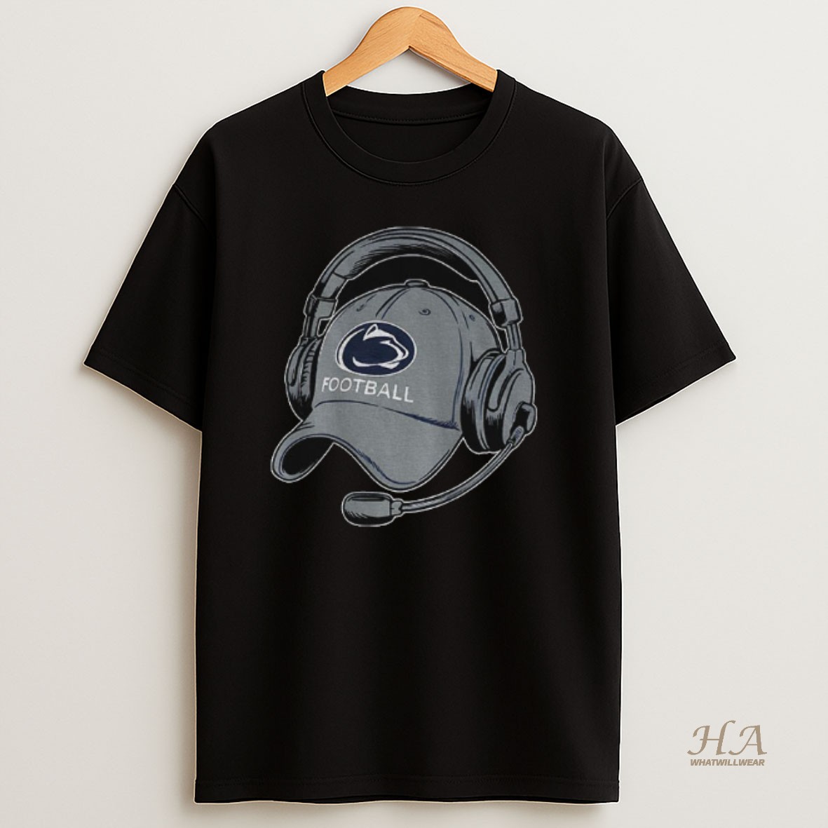 Official Terry Smith Penn State Nittany Lions Football Coachs Hat And Headset Shirt