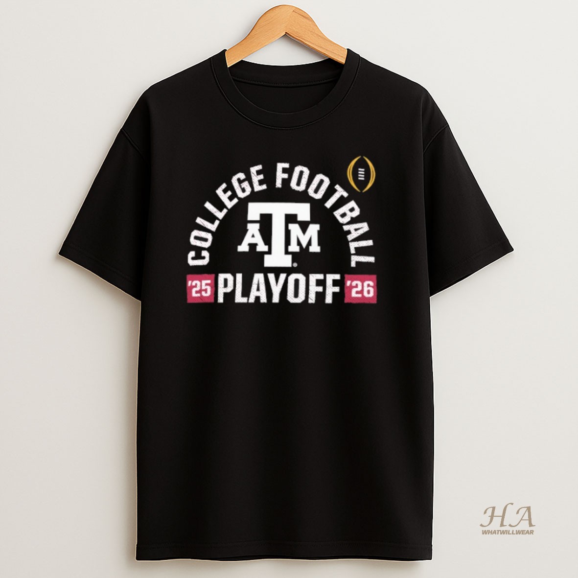 Official Texas A And M Aggies 2025 2026 College Football Playoff Touchdown Shirt