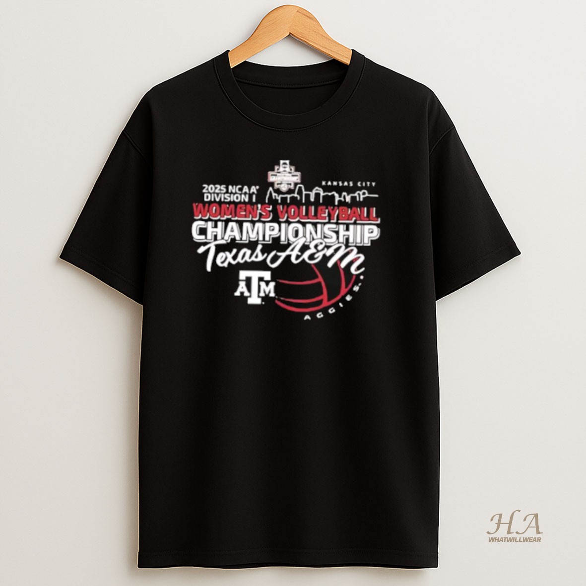 Official Texas A And M Aggies 2025 Ncaa Division I Womens Volleyball Championship Final T Shirt