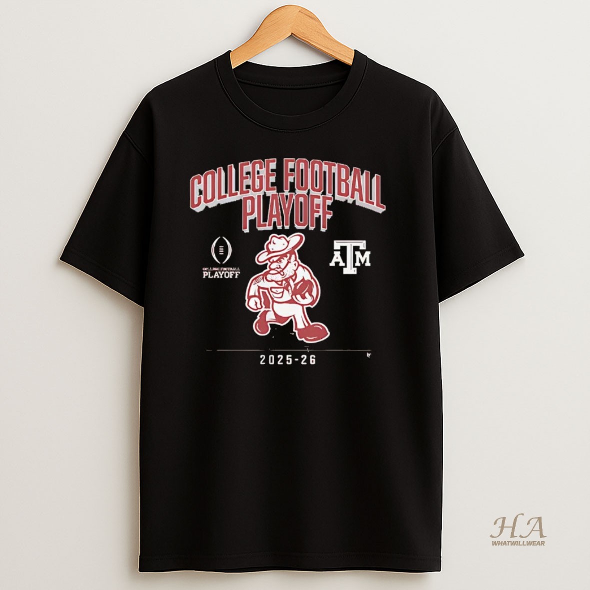 Official Texas Am Aggies 2025 College Football Playoff Shirt