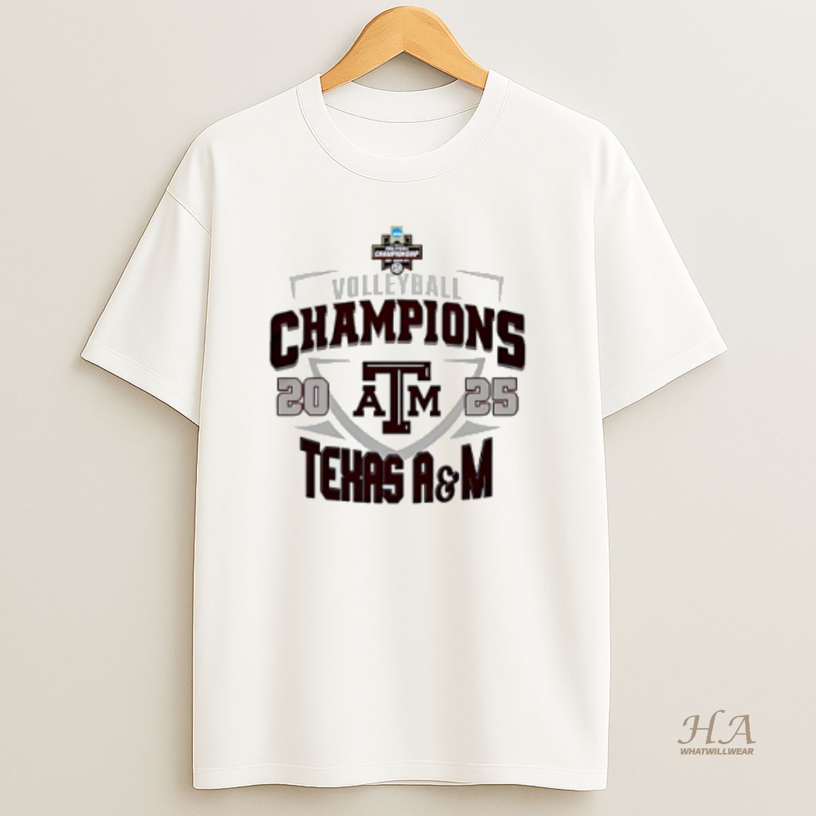 Official Texas Am Aggies 2025 Ncaa Womens Volleyball National Champions Classic T Shirt