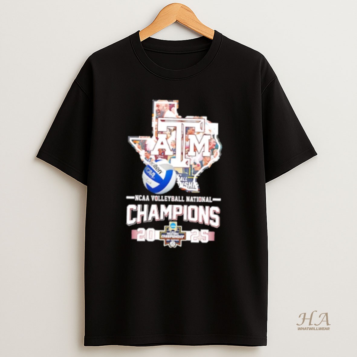 Official Texas Am Aggies 2025 Volleyball National Champions State T Shirt