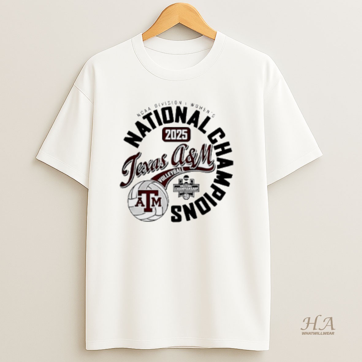 Official Texas Am Aggies 2025 Volleyball National Champions Classic T Shirt