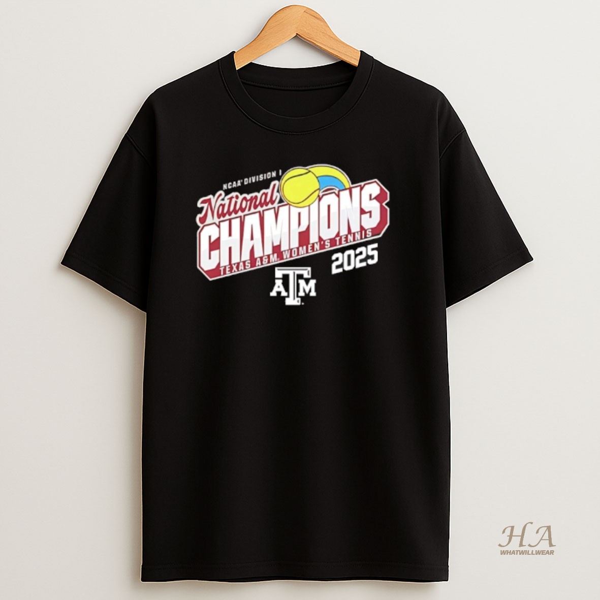 Official Texas Am Aggies 2025 Womens Tennis National Champions T Shirt
