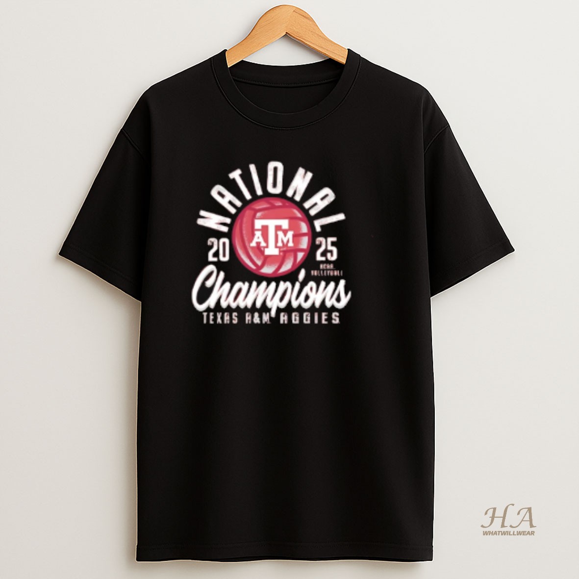 Official Texas Am Aggies 2025 Womens Volleyball National Champions Vintage T Shirt