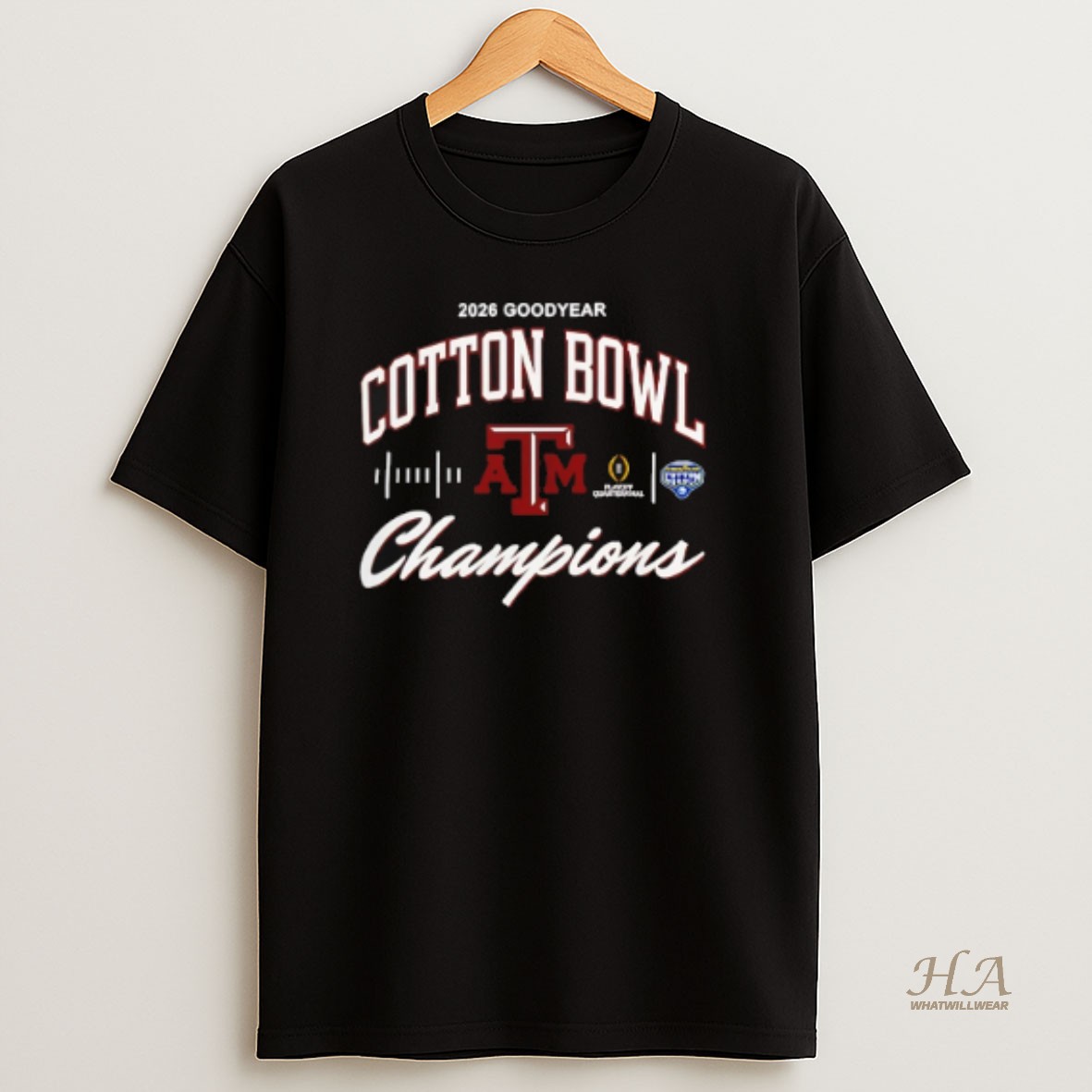 Official Texas Am Aggies 2026 Cotton Bowl Champions Classic T Shirt