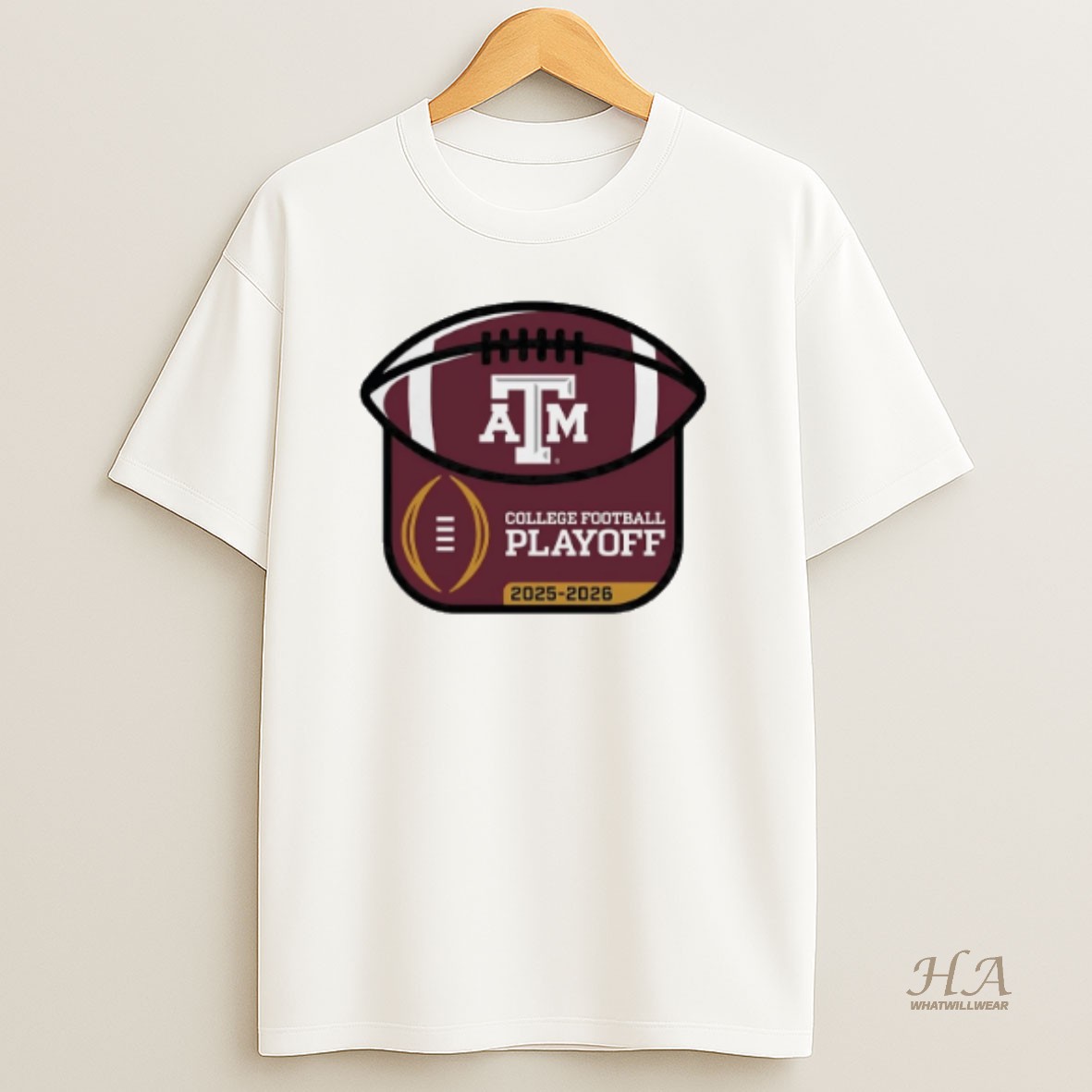 Official Texas Am Aggies Cfp College Football Playoff 2025 26 Football Classic T Shirt