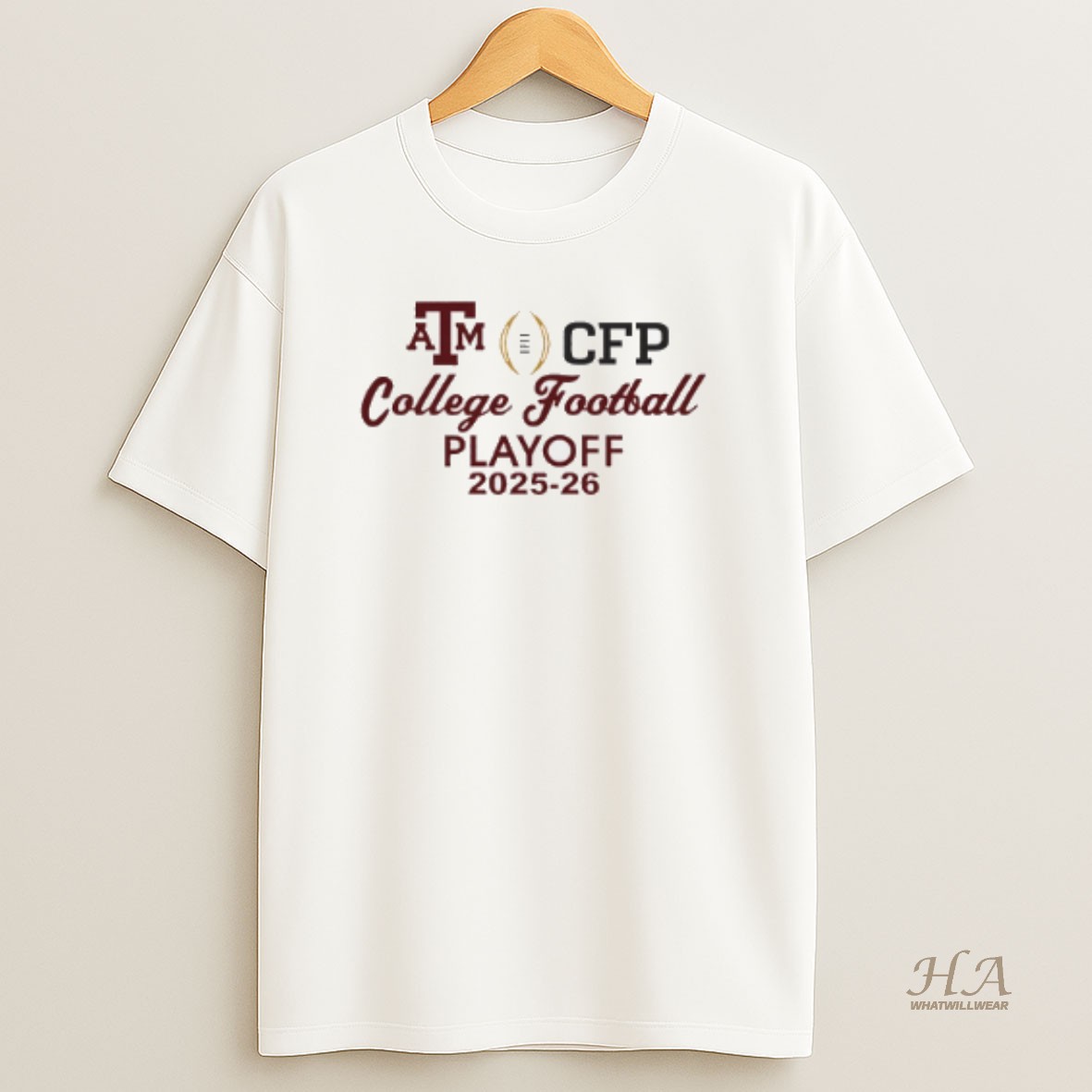 Official Texas Am Aggies Cfp College Football Playoff 2025 26 T Shirt