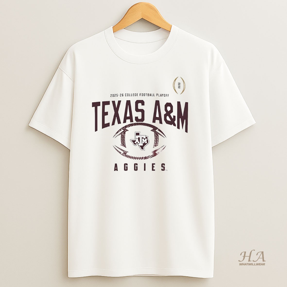 Official Texas Am Aggies College Football Playoff 2026 Shirt