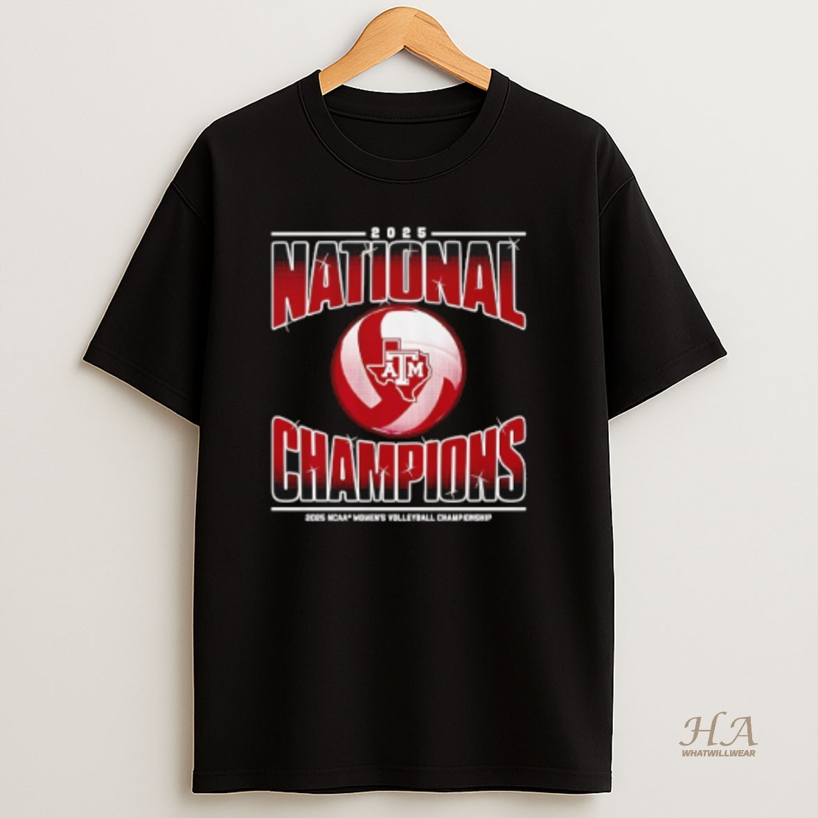 Official Texas Am Volleyball 2025 Ncaa Champions T Shirt