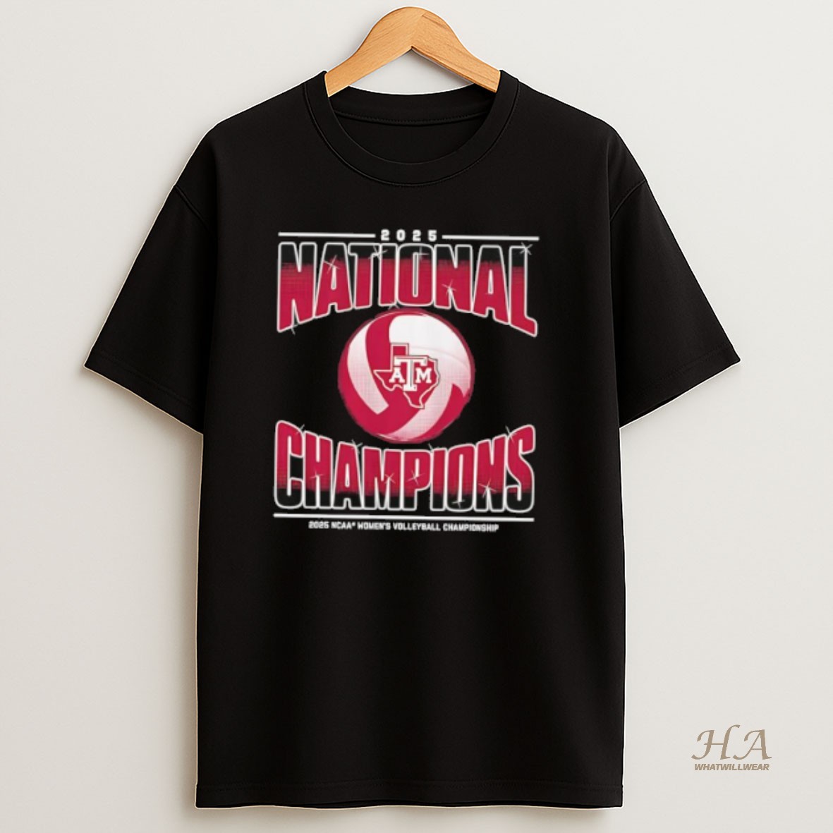 Official Texas Am Volleyball 2025 Ncaa Champions Banner T Shirt