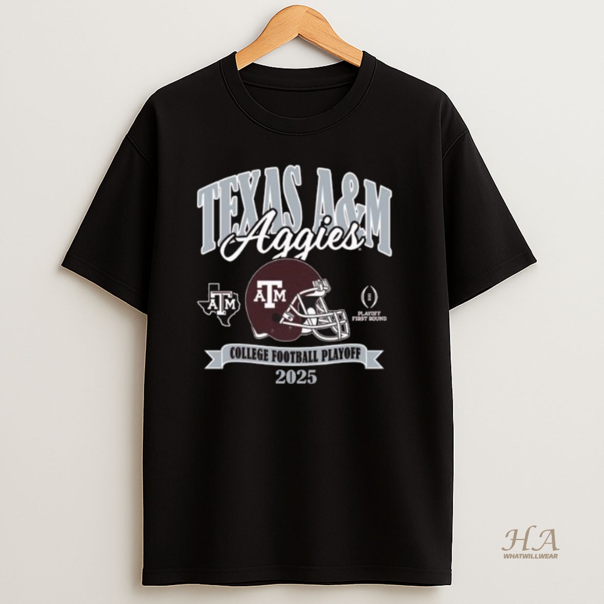 Official Texas Am Aggies 2025 College Football Playoff Long Sleve Shirt