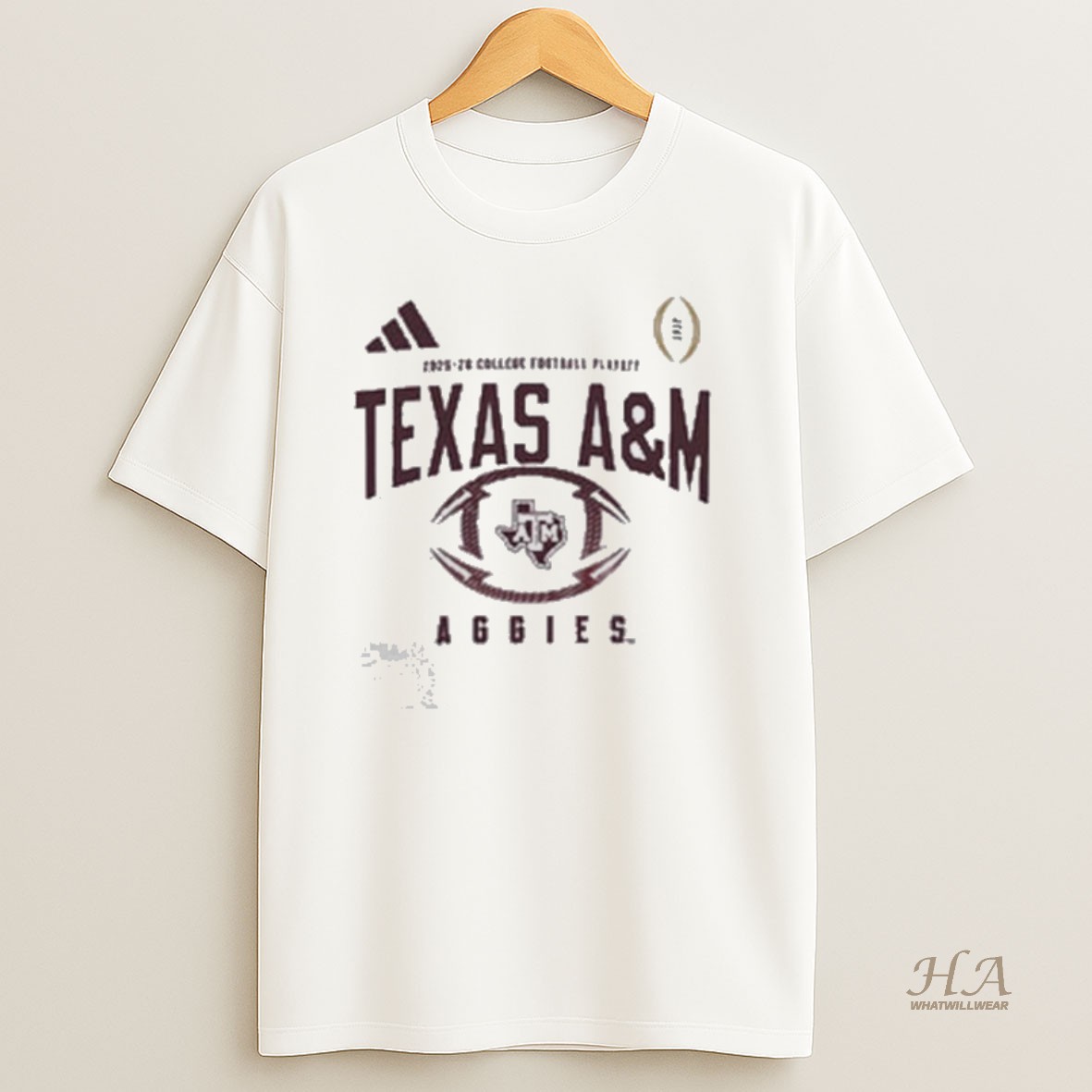 Official Texas Am Playoff College Football Playoff 2025 2026 Bound Shirt