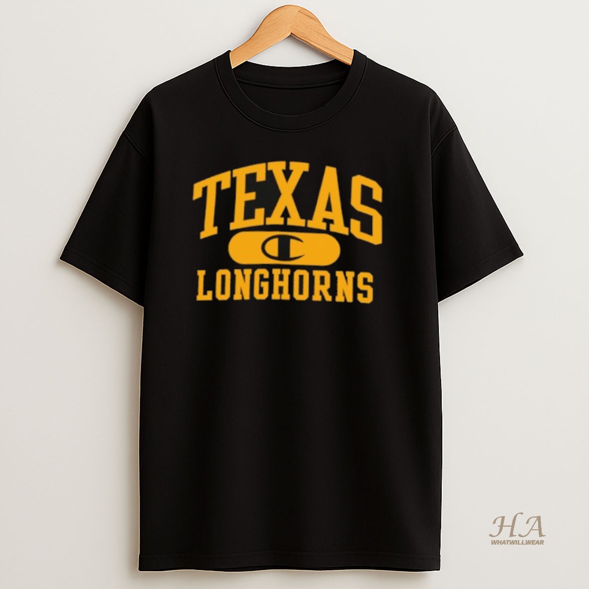 Official Texas Longhorns Champion Arch Pill Banner T Shirt
