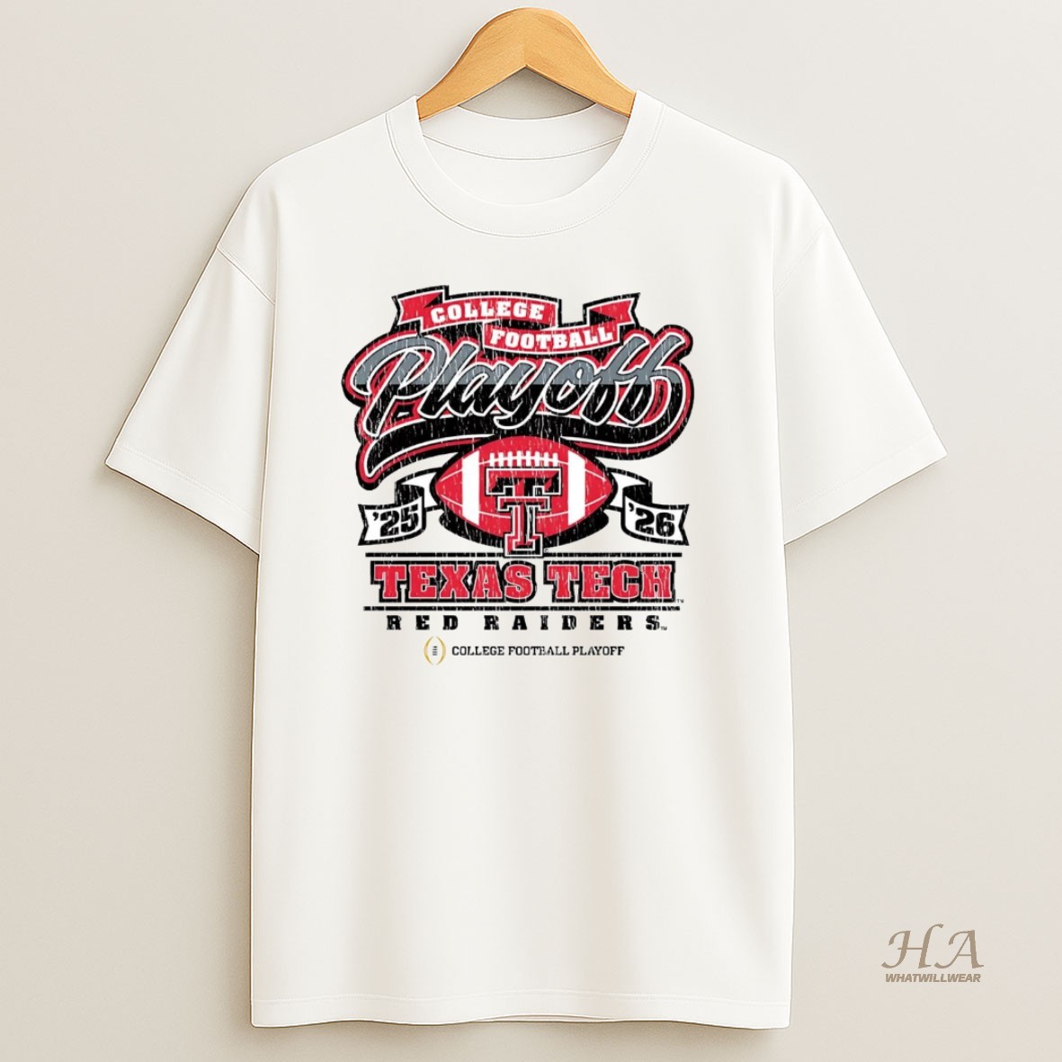 Official Texas Tech Red Raiders 2025 2026 Cfp Ball T Shirt