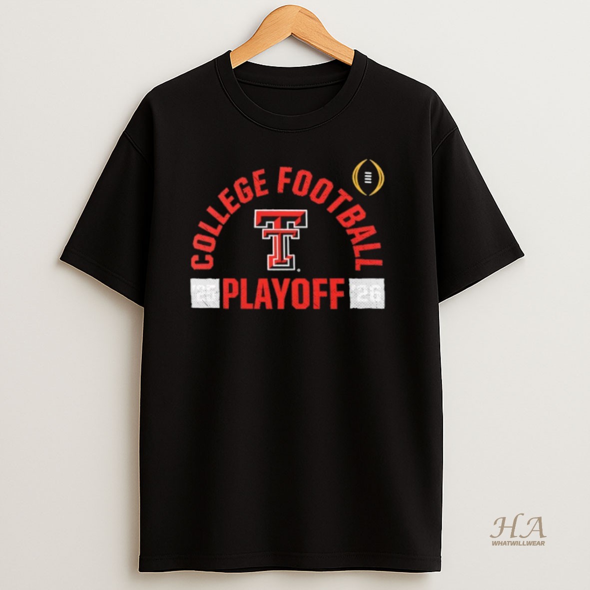 Official Texas Tech Red Raiders 2025 2026 College Football Playoff Touchdown Shirt