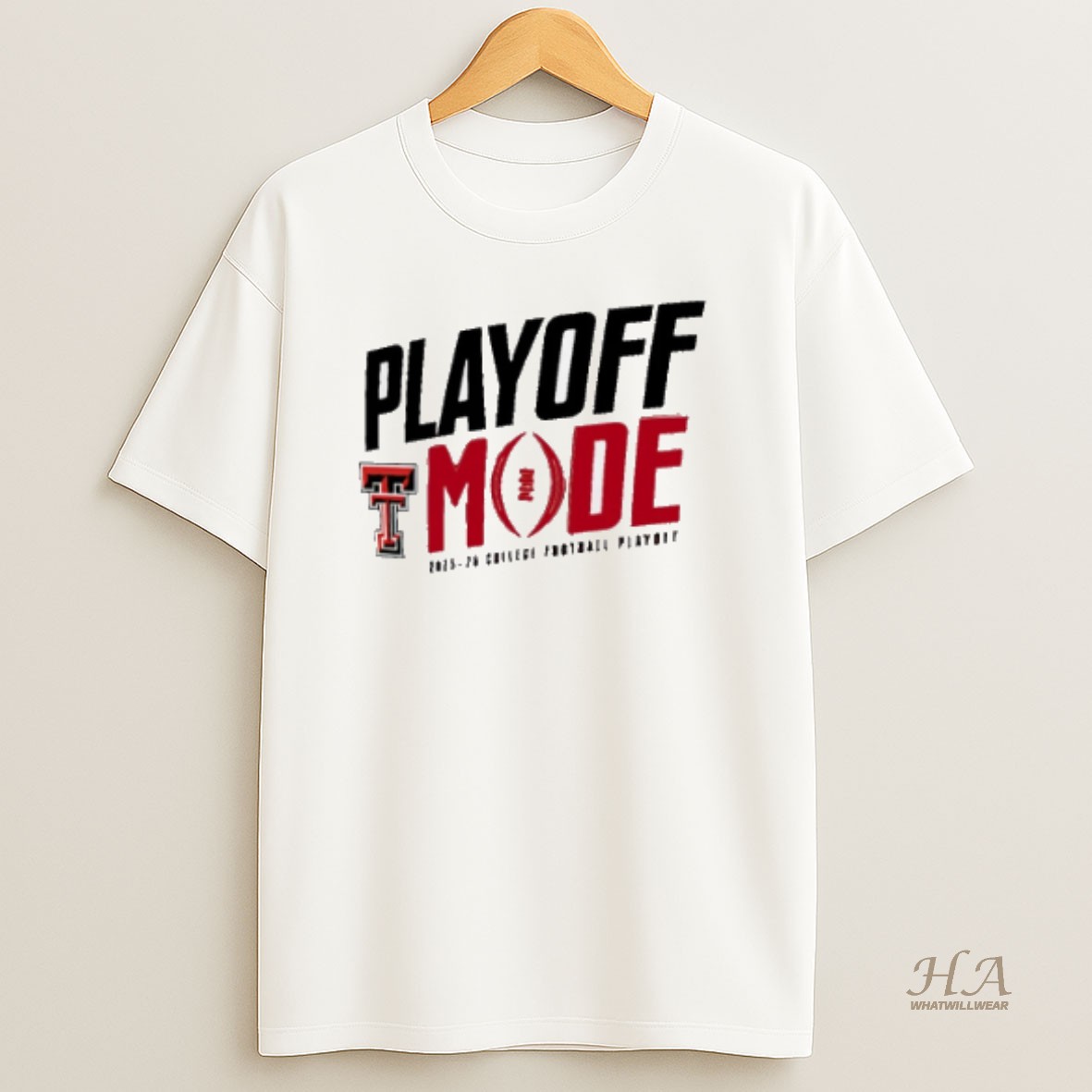 Official Texas Tech Red Raiders 2025 26 College Football Playoff Pass Protection Shirt