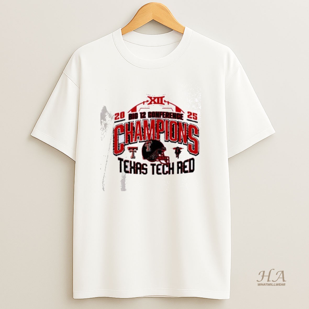 Official Texas Tech Red Raiders 2025 Big 12 Conference Football Champions Shirt
