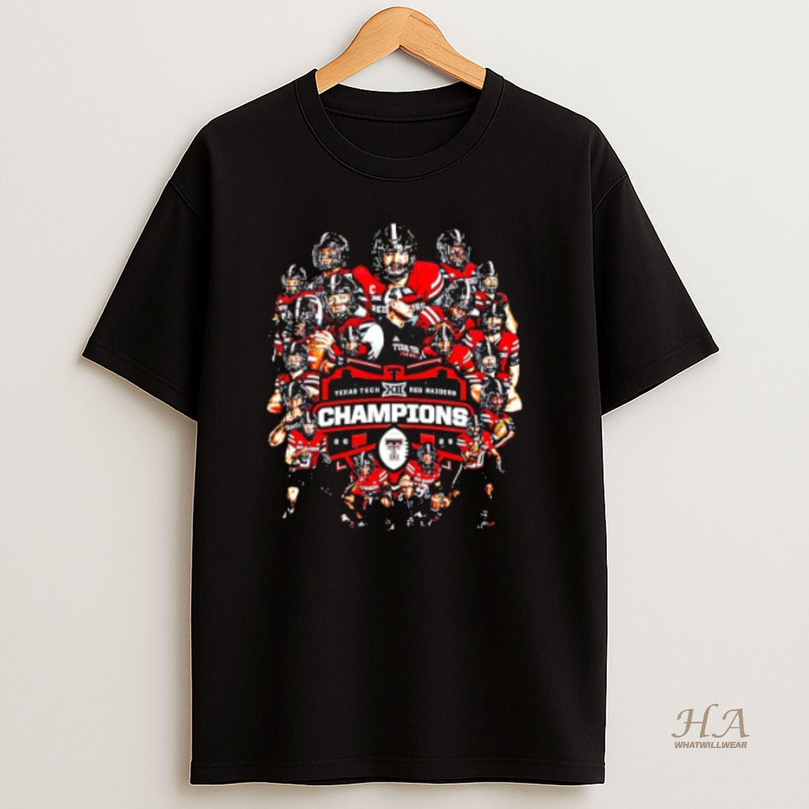 Official Texas Tech Red Raiders 2025 Big Ten Champions Graphic Shirt
