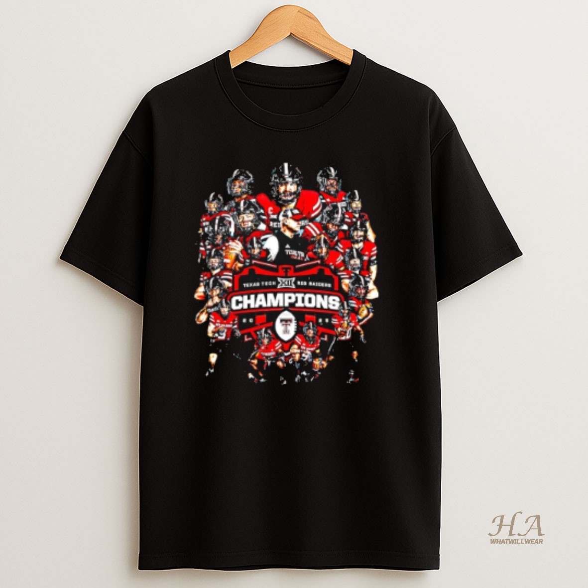 Official Texas Tech Red Raiders 2025 Big Ten Champions Graphic T Shirt