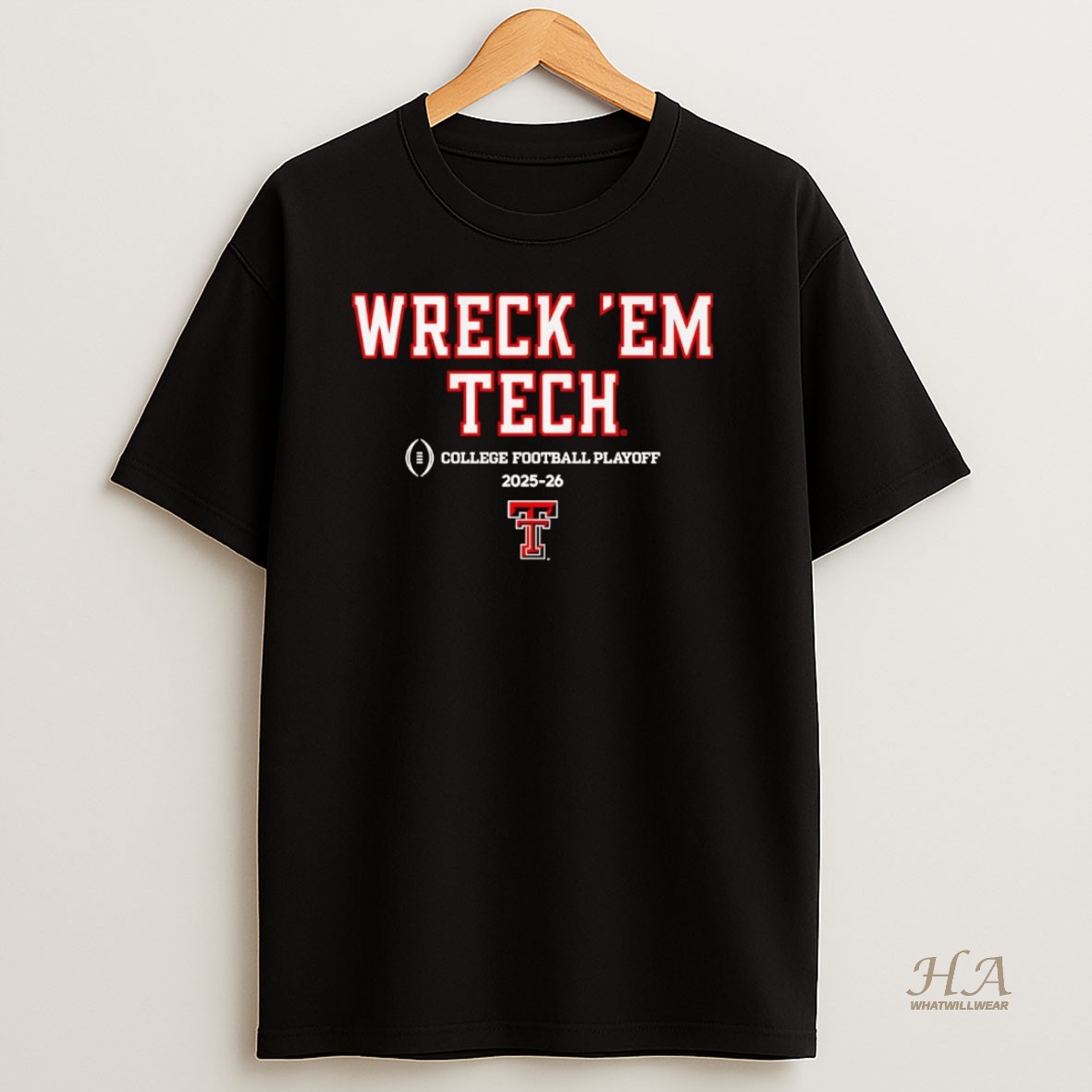 Official Texas Tech Red Raiders 2025 Cfp Wreck Em Tech T Shirt