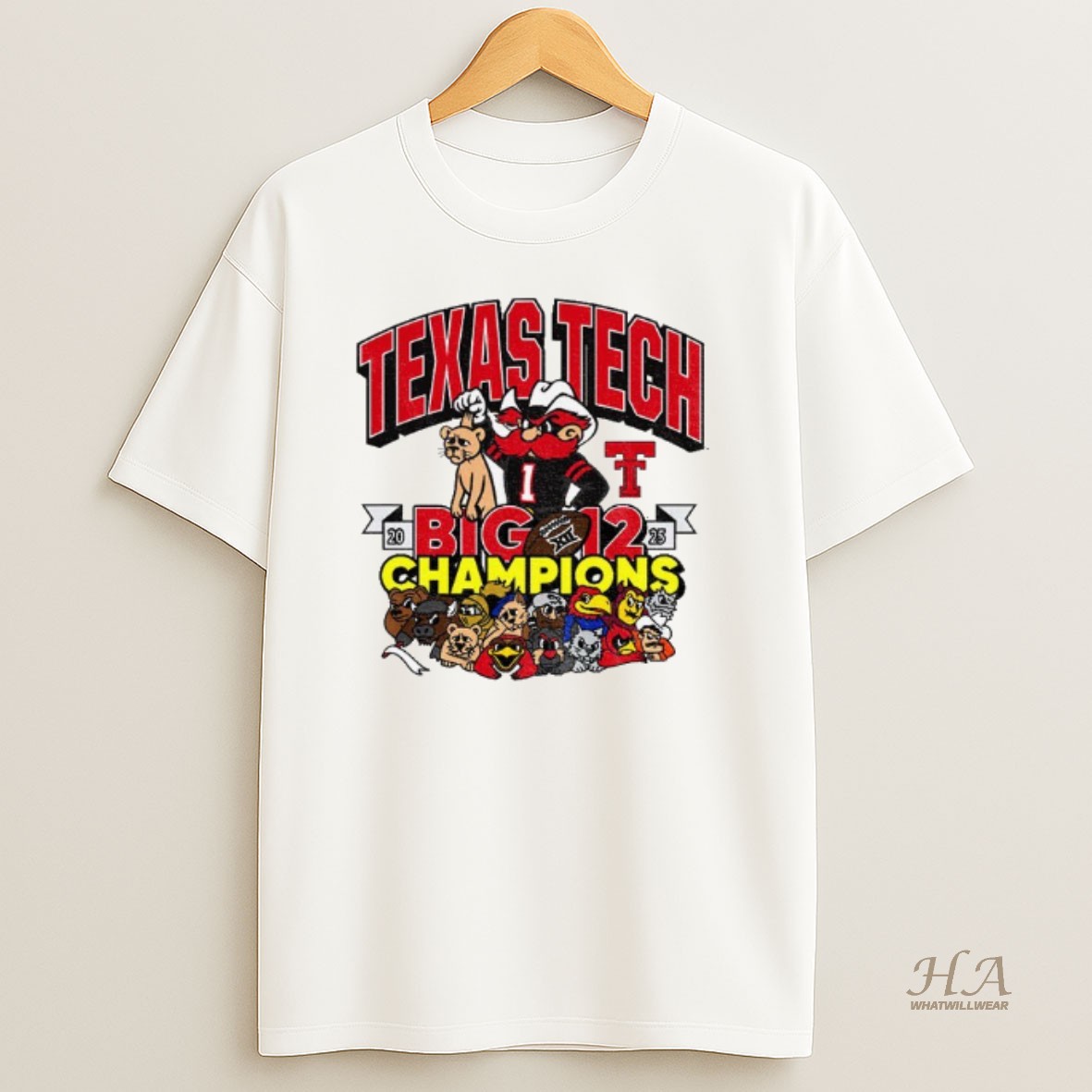 Official Texas Tech Red Raiders Big 12 Football Champions Cfp T Shirt