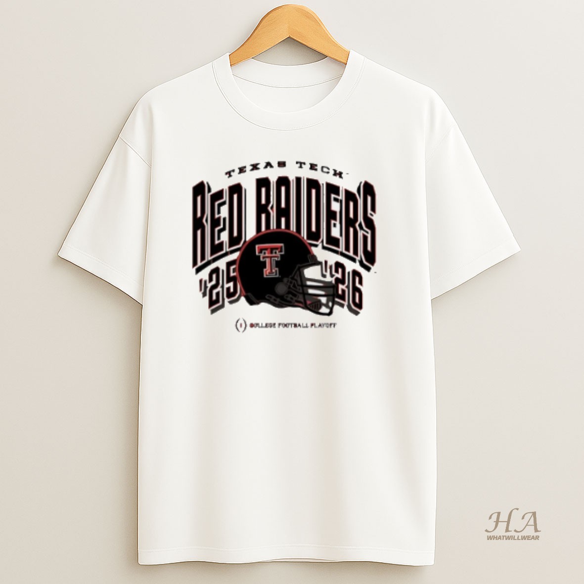 Official Texas Tech Red Raiders Football 2025 Cfp Bound Helmet Shirt