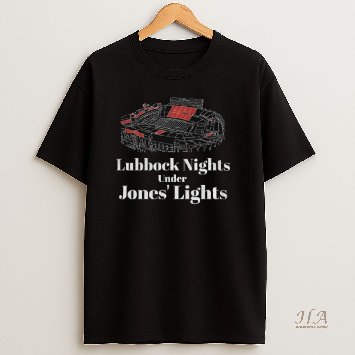 Official Texas Tech Red Raiders Lubbock Nights Under Jones Lights 2025 T Shirt